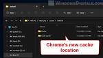 Moving Chrome Cache Folder?
