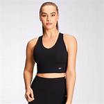 Mp Women's Power Longline Sports Bra | Black