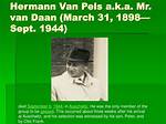 Mr Van Daan