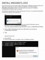 Mscomctl. Ocx Missing Windows 10
