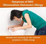Msg Allergy Symptoms