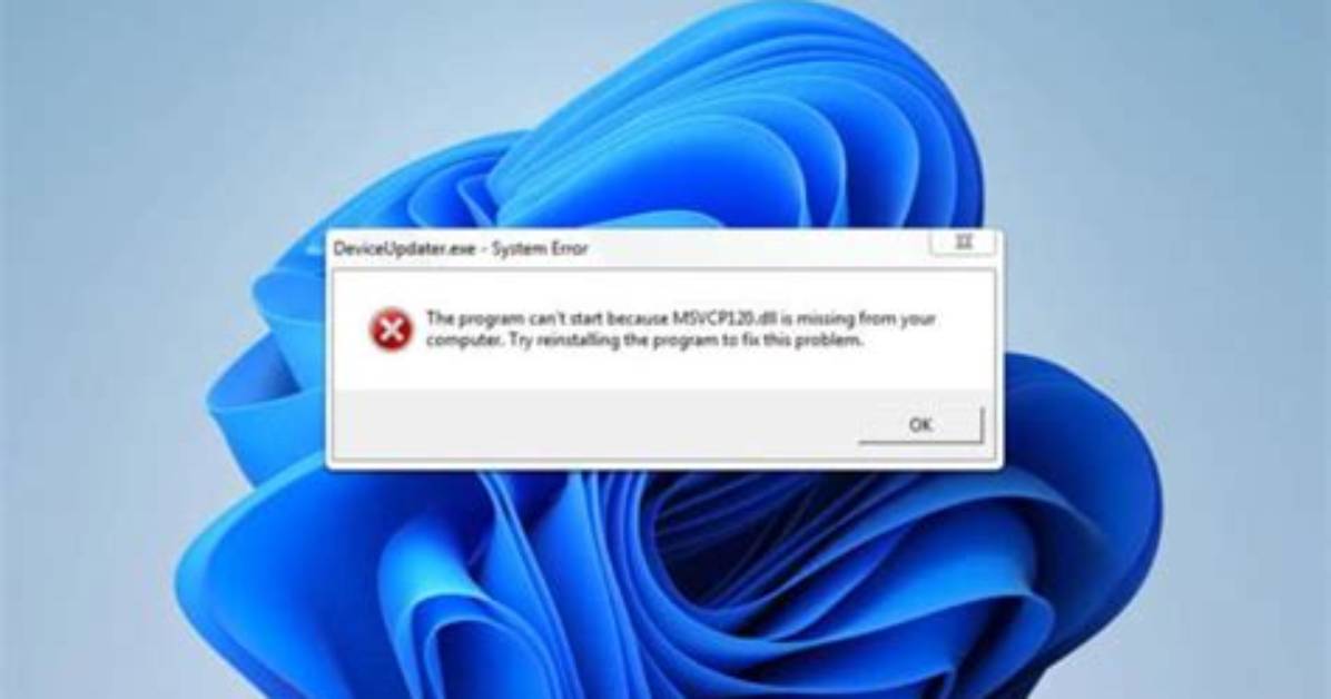 Msvcp120D. Dll Missing