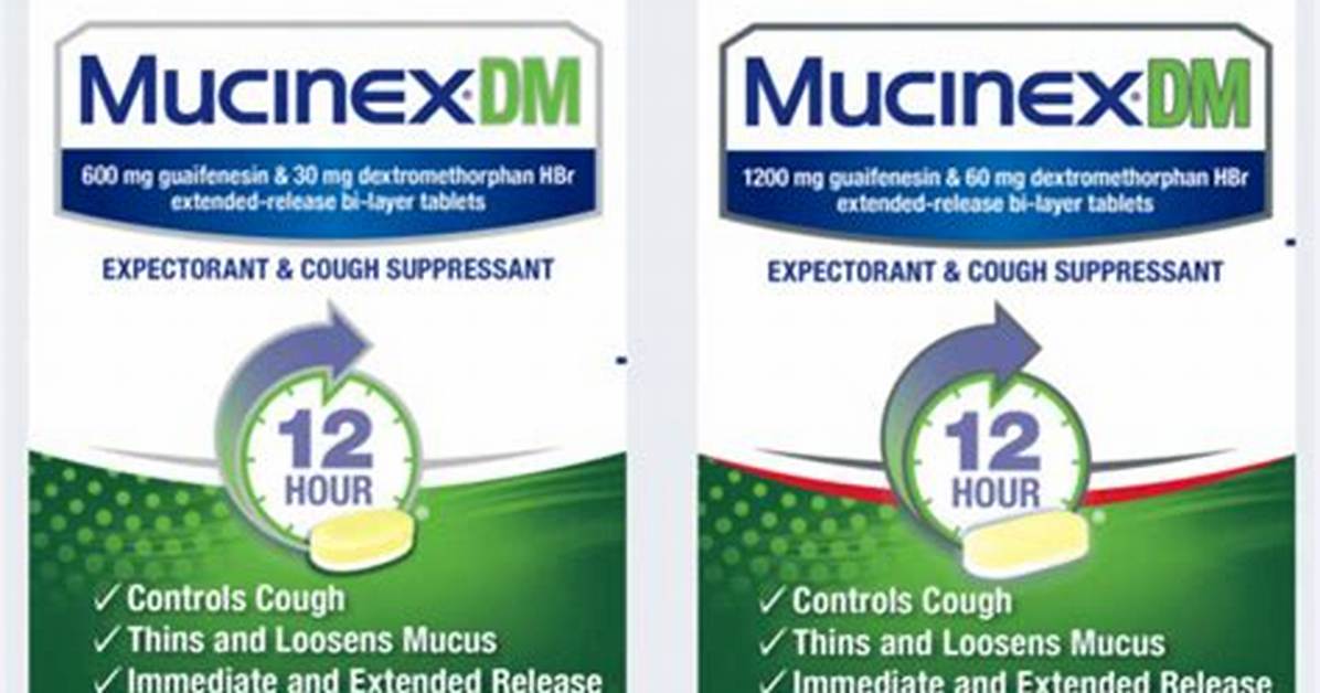 Mucinex D vs Dm