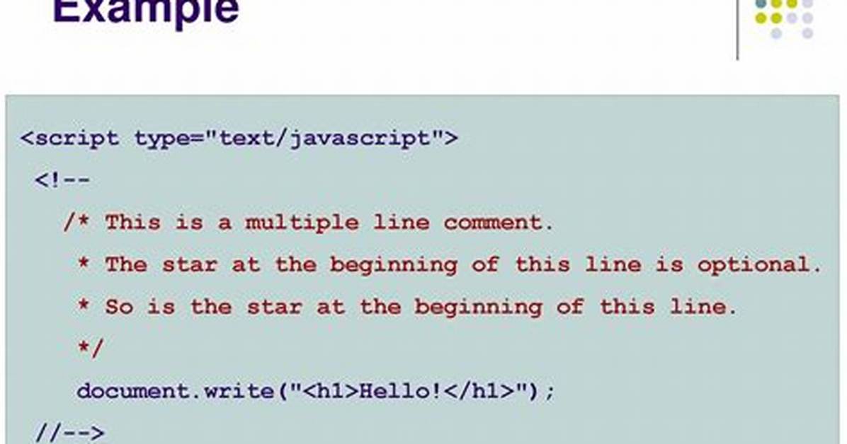 Multi-Line Output in Javascript