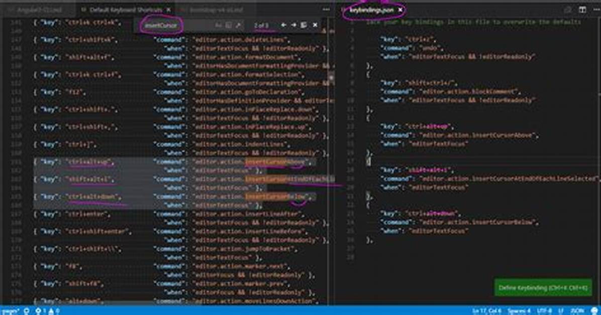 Multiline Editing in Visual Studio Code