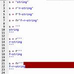 Multiline F-String in Python