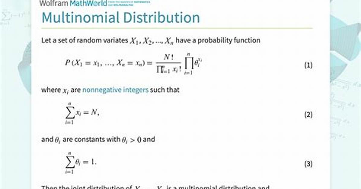 Multinomial Distribution Calculator