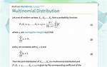 Multinomial Distribution Calculator