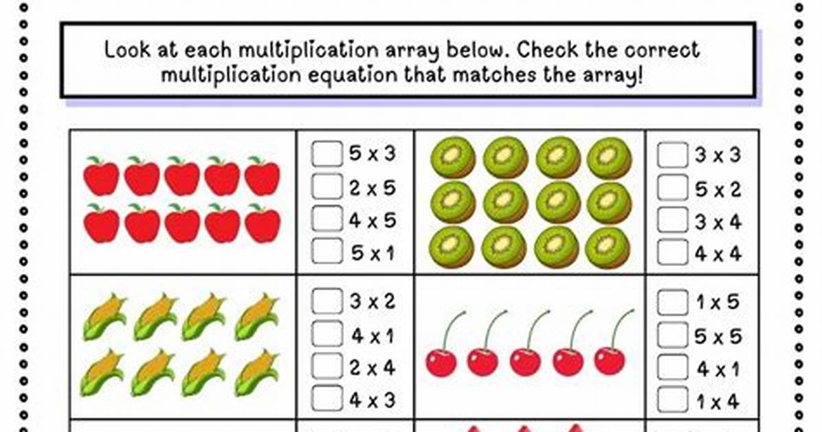 Multiplication Array Calculator