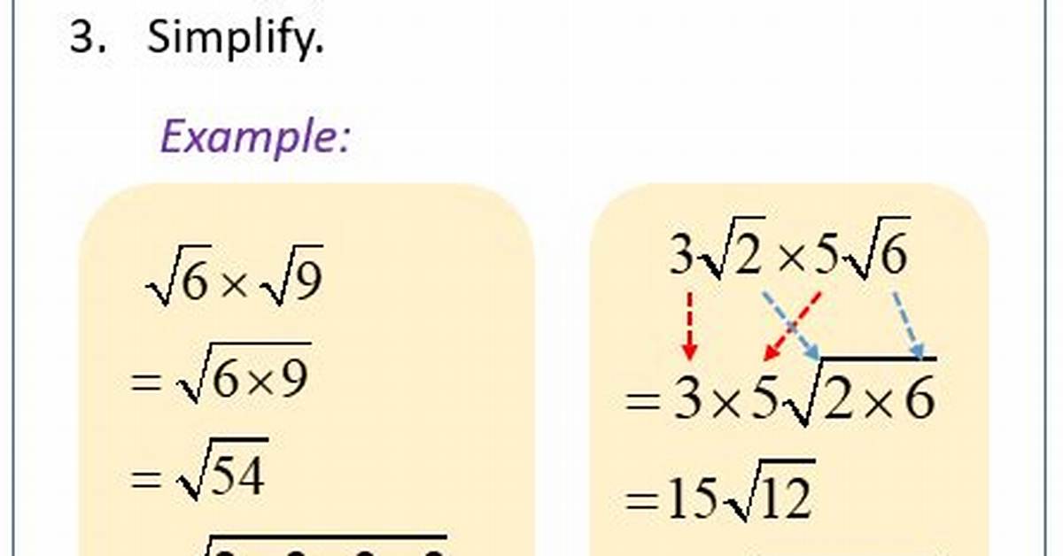 Multiply Radicals
