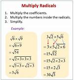 Multiply Radicals