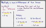 Multiplying Two Summations Together Exactly.