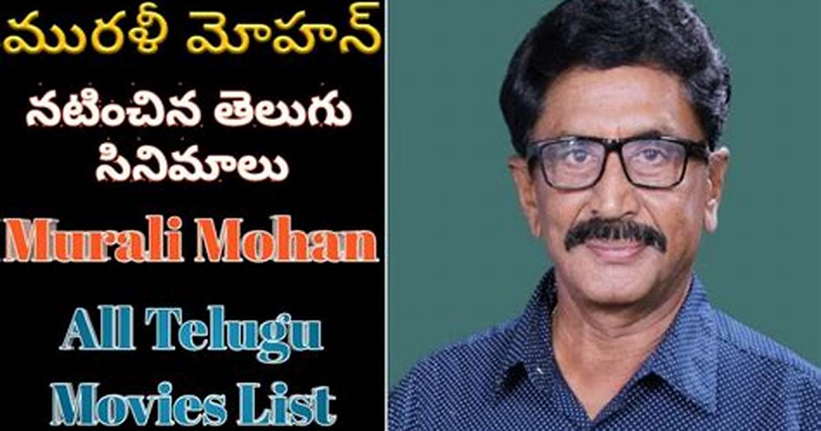 Murali Mohan