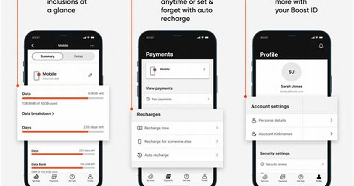 My Boost Mobile App