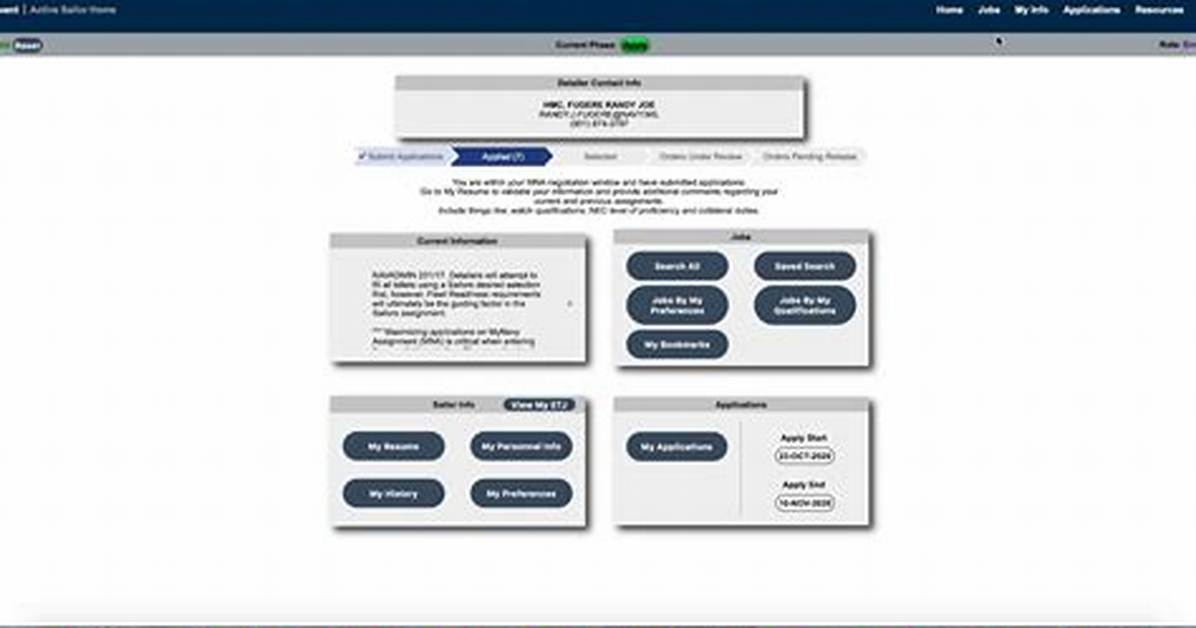 My Navy Assignment