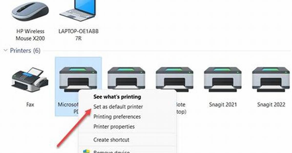 My Printer Cannot Be Set as Default, 0X00000709 Error