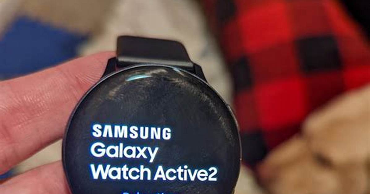 My Samsung Watch Active 2 Is Stuck in a Rebooting Loop After Being in Pool for Few Minutes.