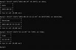 Mysql Cast as Date