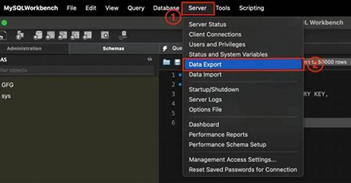Mysql Export Schema Without Data