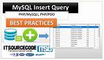 Mysql Insert Query Doesn't Work with Where Clause