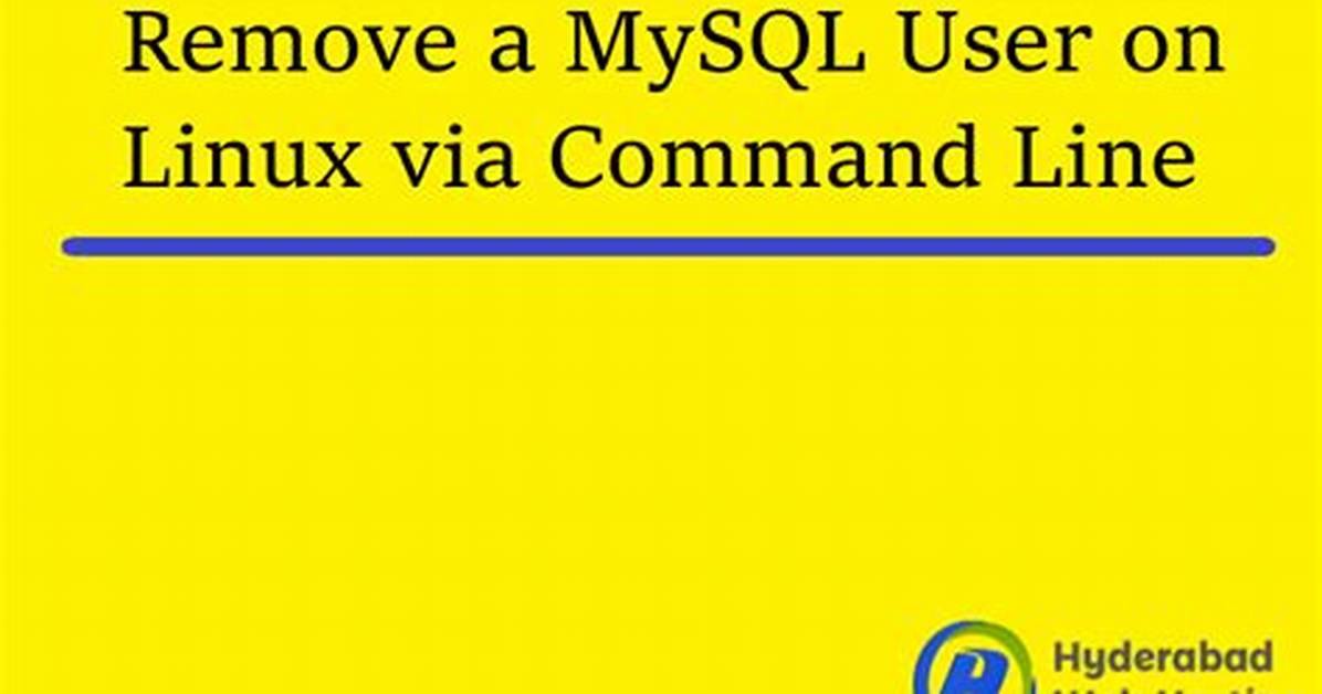 Mysql Remove User