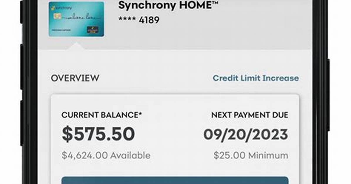Mysynchrony Mobile App