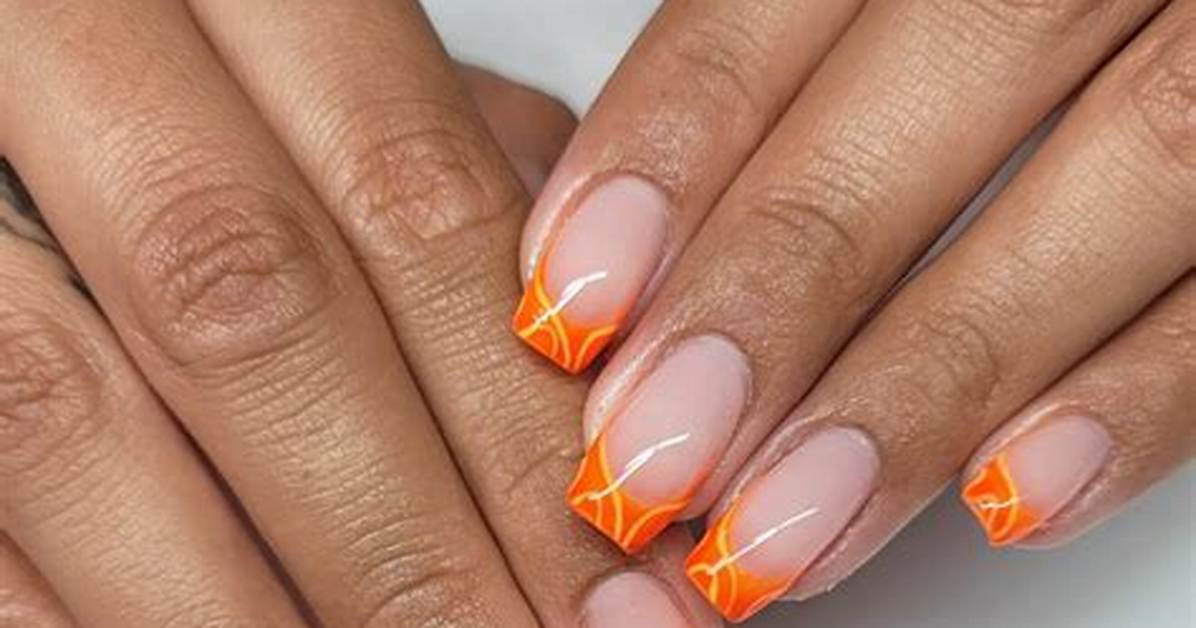 Nails Orange