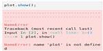 Name 'Plot' Is Not Defined