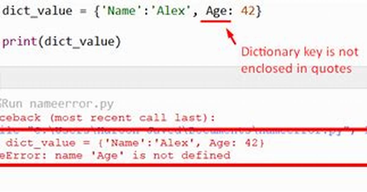 Nameerror: Name '[String]' Is Not Defined [Duplicate]