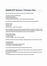 Nasm Practice Test