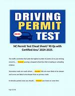 Nc Permit Test