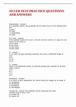 Nccer Test