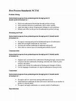 Nctm Standards