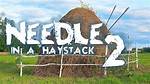 Needle ___ Haystack: 2 Wds.