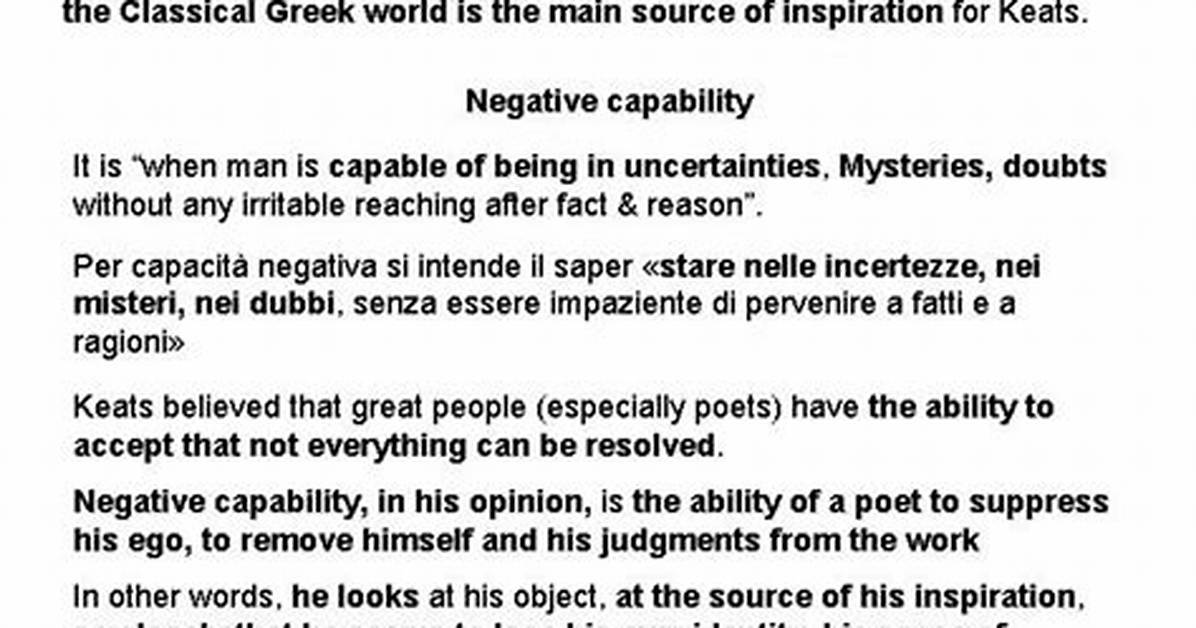 Negative Capability