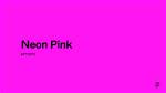 Neon Pink Color Code