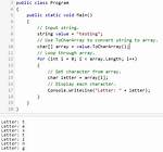 . Net / C# - Convert Char[] to String