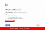 Net: Err_Connection_Closed