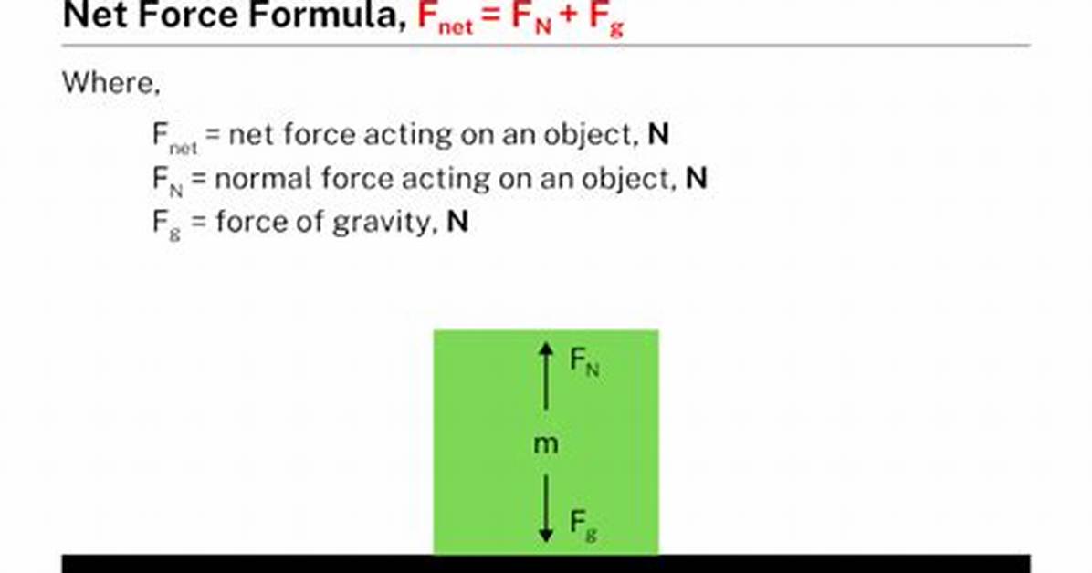 Net Force Formula