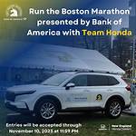 New England Honda Dealers Partner with Boston Marathon & B. A. A. Distance Medley as Official Vehicle Sponsor