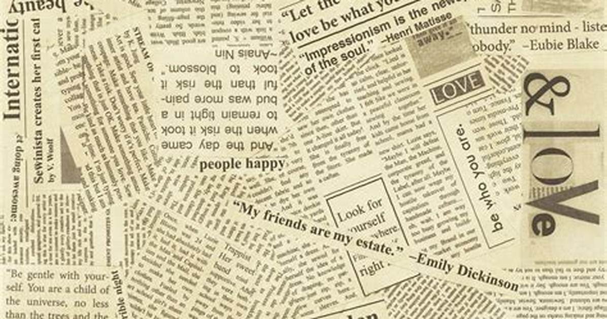 Newspaper Wallpaper