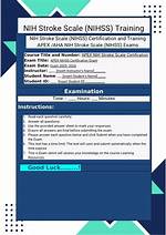 Nihss Certification Test