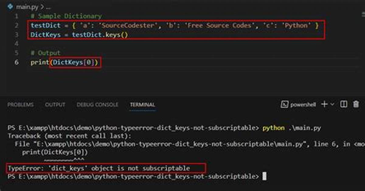 Nltk Python Error: "Typeerror: 'Dict_Keys' Object Is Not Subscriptable"