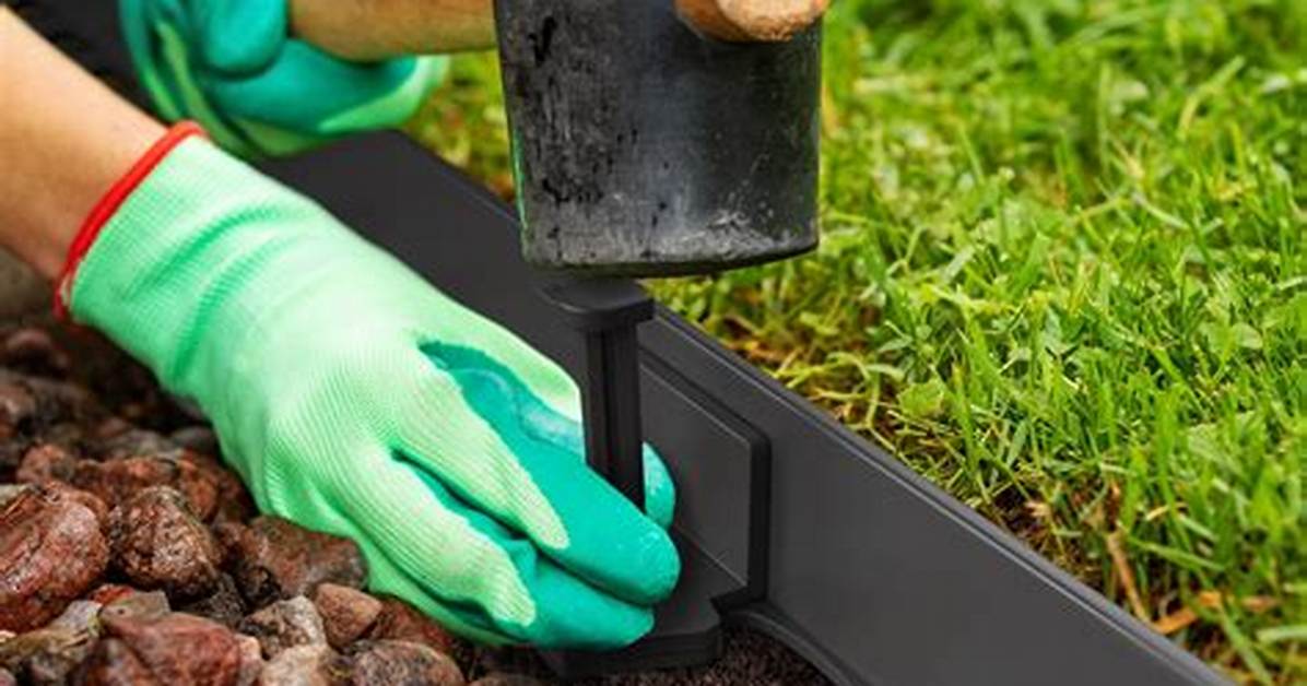 No Dig Edging