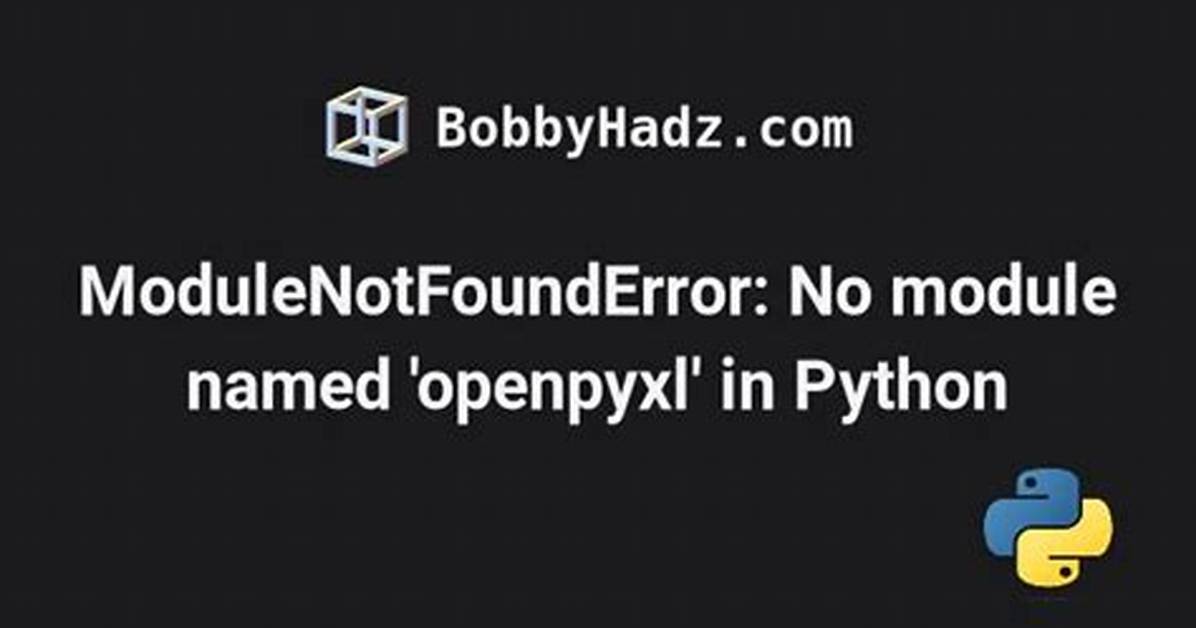 No Module Named 'Openpyxl' - Python 3.4 - Ubuntu