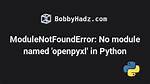 No Module Named 'Openpyxl' - Python 3.4 - Ubuntu