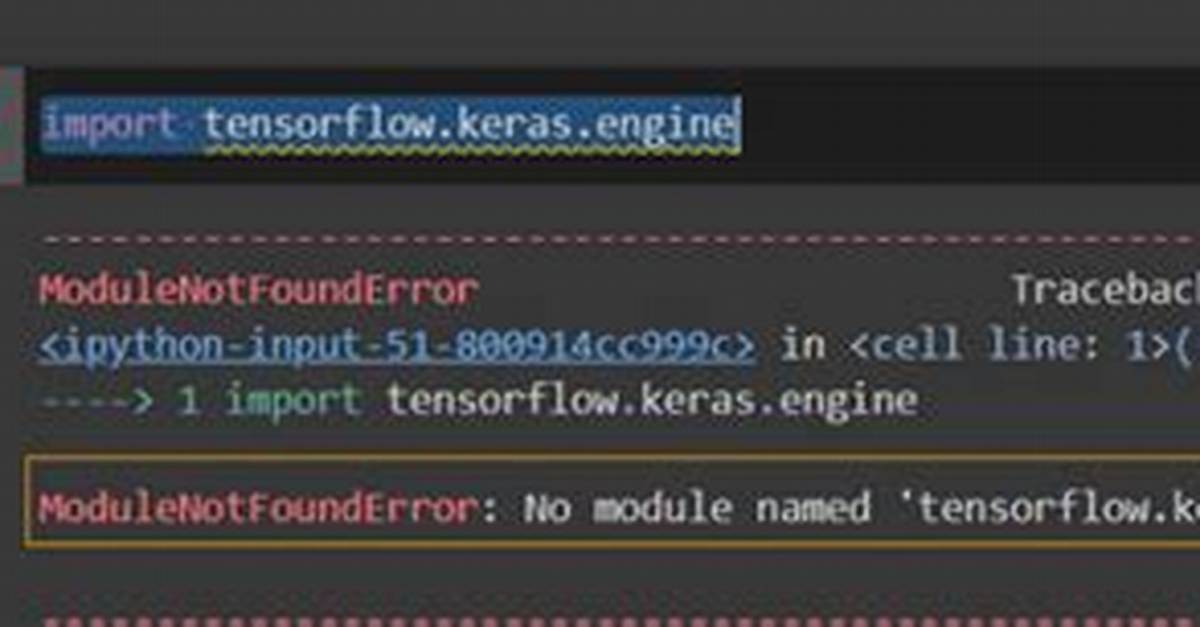 No Module Named 'Tensorflow. Python. Keras. Engine. Base_Layer_V1' in Python Code with Tensor Flow Keras