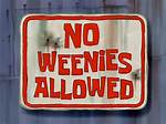 No Weenies Allowed
