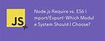 Node. Js Es6 Classes with Require