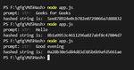 Node. Js Hash String?